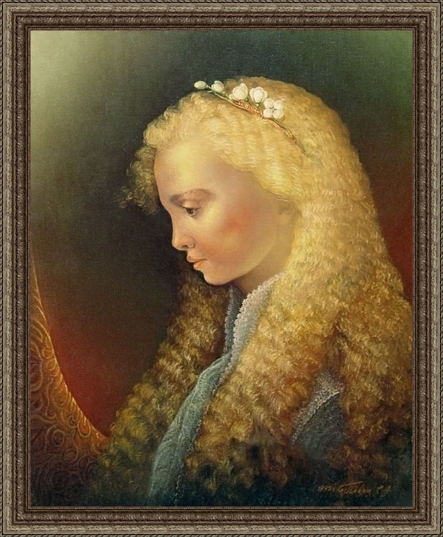 Пелагея. Русский живопись, портрет.