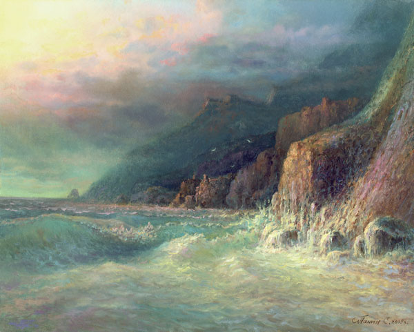 Цены. Морской пейзаж. Купить картину. Художник Сергей Панин